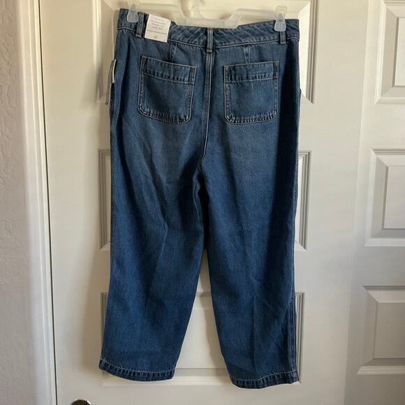 Talbots Summerweight Straight Leg Ankle Jeans - Size 8P - NEW - Picture 7 of 9